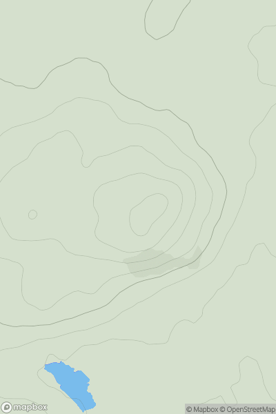 Thumbnail image for Cnoc Donn [Islay] [NR338585] showing contour plot for surrounding peak